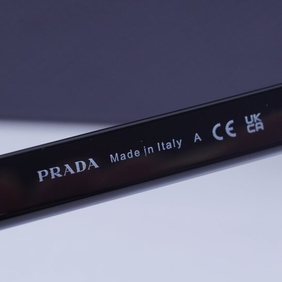 Prada PRA16S 16K60K Square Sunglasses 52mm – Black\Blue Light Block - Picture 6 of 10